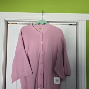 Elegant Pink Cardigan by